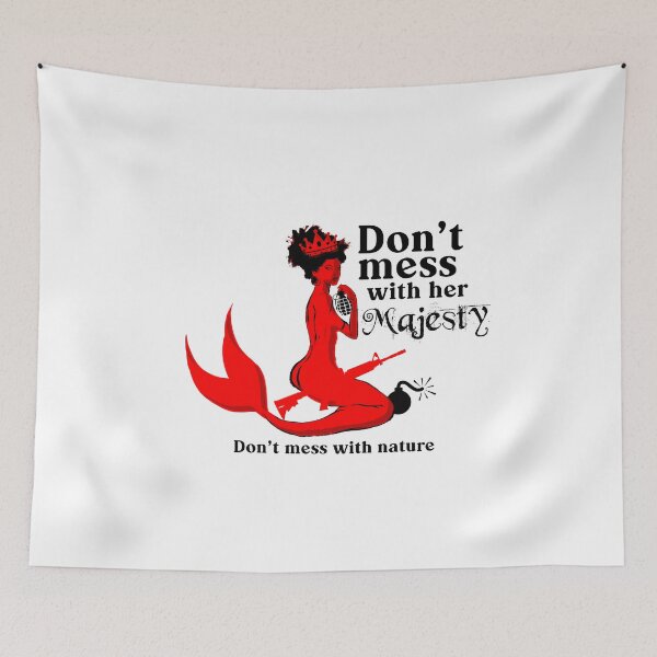 Item preview, Mermaid art - Don't mess with her Majesty designed and sold by obedtheartist.