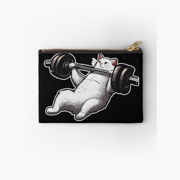 Item preview, Funny Kitten Cat Lifting Weights at the Gym Exercising designed and sold by RosmirStore.