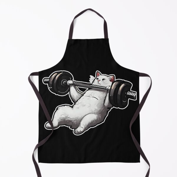 Item preview, Funny Kitten Cat Lifting Weights at the Gym Exercising designed and sold by RosmirStore.