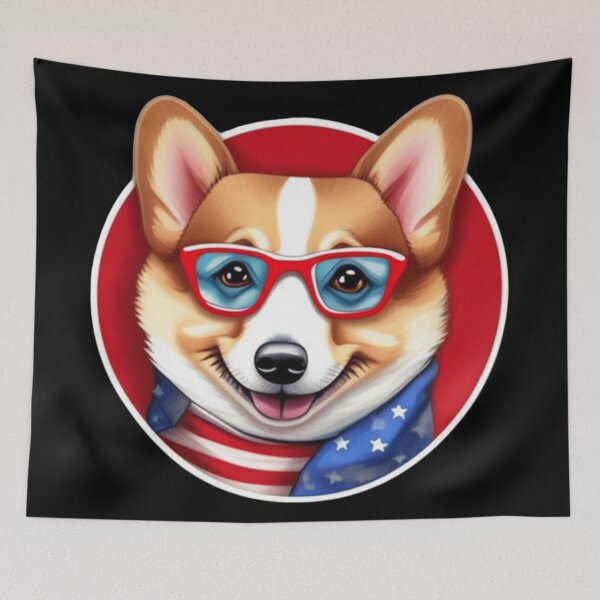 Item preview, A very cool corgi  designed and sold by Roxburylane.