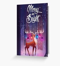 Merry and Bright Greeting Card