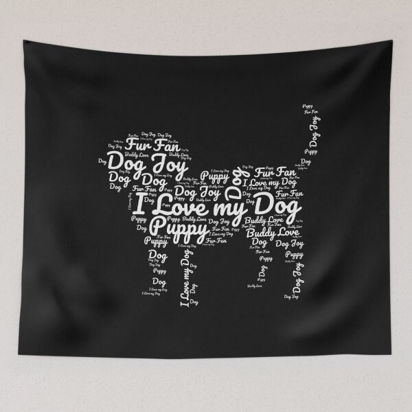 Item preview,  I Love My Dog designed and sold by CoputerEasel.