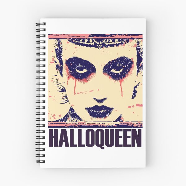 Item preview, Emo HalloQueen Halloween Queen (with writing, where possible) designed and sold by SamJanner.