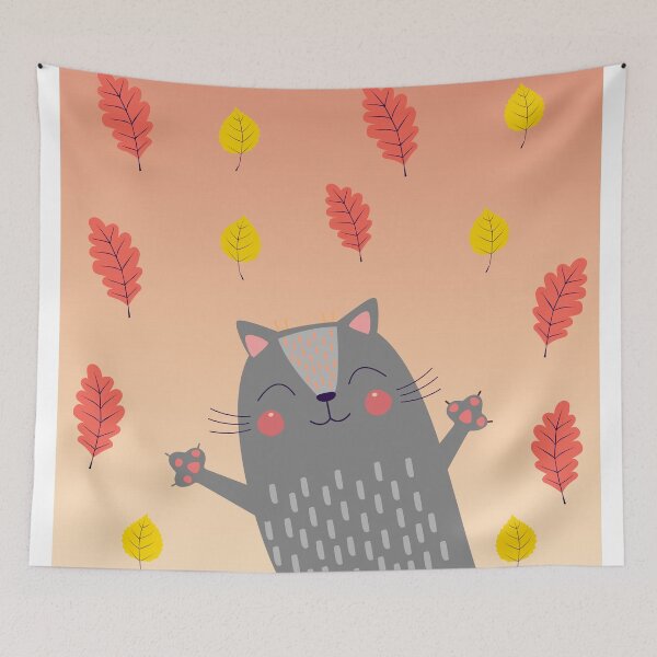 Item preview, Autumn Kitty designed and sold by CosmicItems.