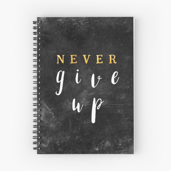 Item preview, Never give up #motivationialquote designed and sold by JBJart.