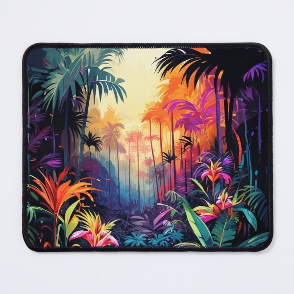 Item preview, A Pop Art Travel Print of the Amazon Rainforest - Brazil designed and sold by StudioRedKoala.
