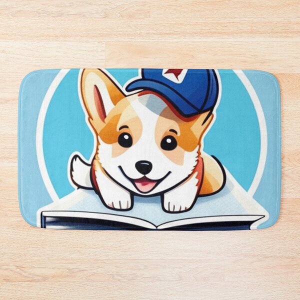 Item preview, Book smart corgi  designed and sold by Roxburylane.
