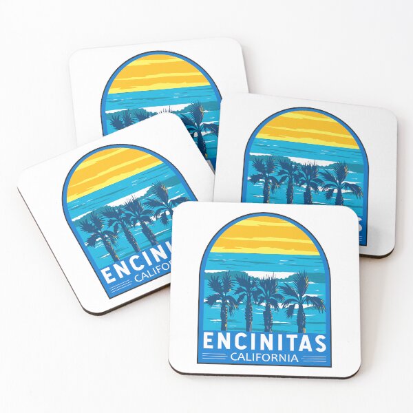 Item preview, Encinitas California Travel Art Emblem designed and sold by KrisSidDesigns.