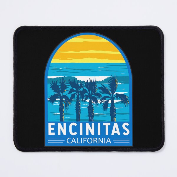 Item preview, Encinitas California Travel Art Emblem designed and sold by KrisSidDesigns.