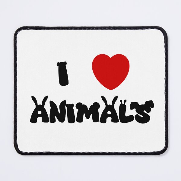 Item preview, I Love Animals (plain) designed and sold by WatershipBound.