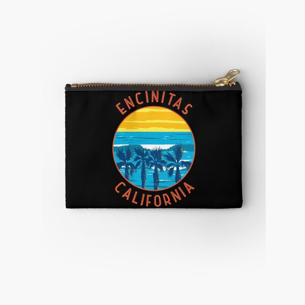 Item preview, Encinitas California Retro Distressed Circle designed and sold by KrisSidDesigns.