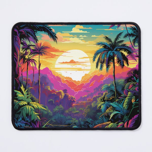 Item preview, A Pop Art Travel Print of the Amazon Rainforest - Brazil designed and sold by StudioRedKoala.