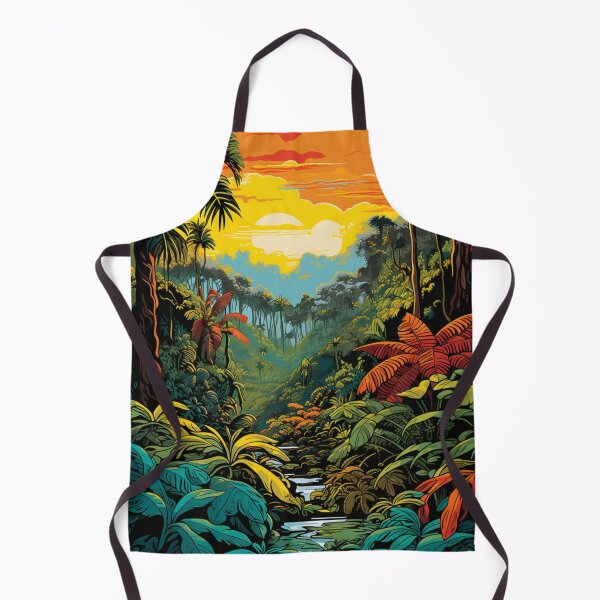 Item preview, A Pop Art Travel Print of the Amazon Rainforest - South America designed and sold by StudioRedKoala.