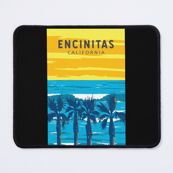 Item preview, Encinitas California Travel Art Vintage designed and sold by KrisSidDesigns.