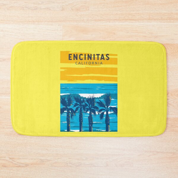 Item preview, Encinitas California Travel Art Vintage designed and sold by KrisSidDesigns.