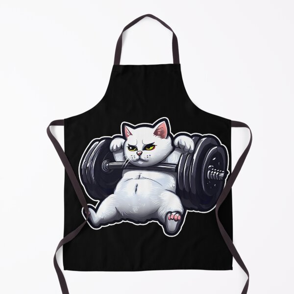 Item preview, Funny Kitten Cat Lifting Weights at the Gym Exercising designed and sold by RosmirStore.