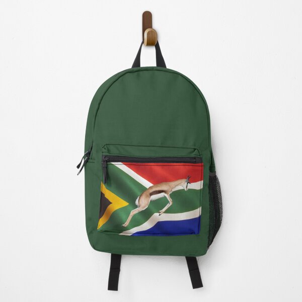 Item preview, South African Rugby Pride: Prancing Springbok Flag designed and sold by The Digital Compass.