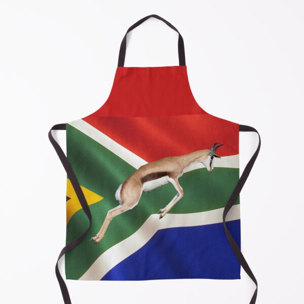 Item preview, South African Rugby Pride: Prancing Springbok Flag designed and sold by The Digital Compass.