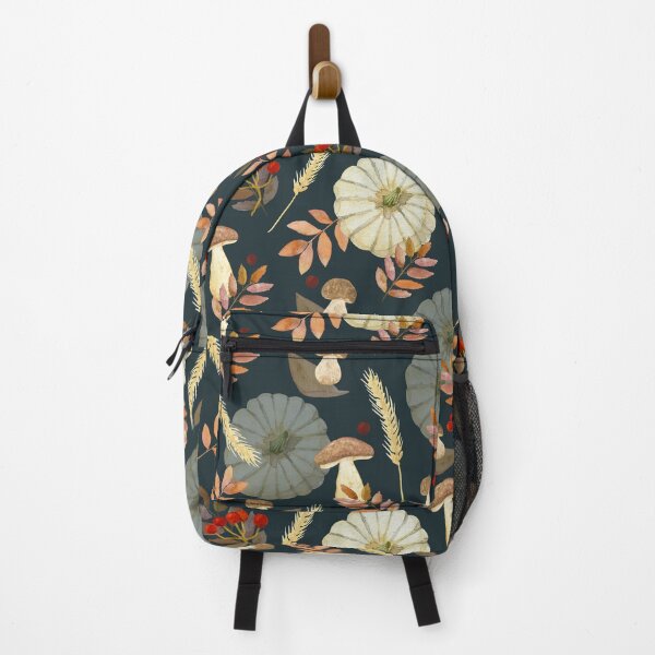 Item preview, Whimsical Mushroom and Pumpkin Autumn Seamless Pattern designed and sold by Acim0.