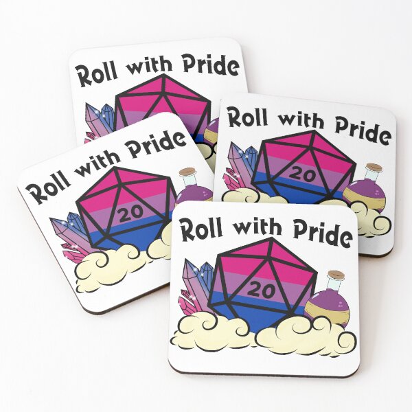 Item preview, Roll with Pride - Bisexual designed and sold by GeekySpooks.