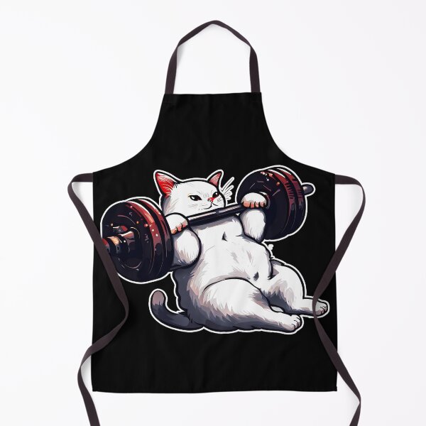 Item preview, Funny Kitten Cat Lifting Weights at the Gym Exercising designed and sold by RosmirStore.