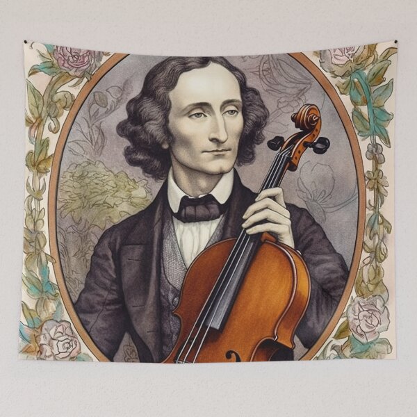 Item preview, Niccolò Paganini designed and sold by ComicsFactory.