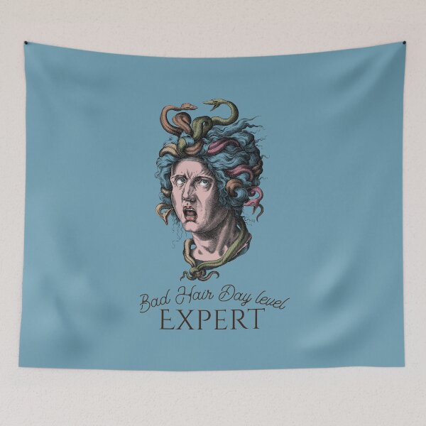 Aperçu de l'œuvre Niveau Bad Hair Day : Expert - Art vintage créée et vendue par knappidesign.