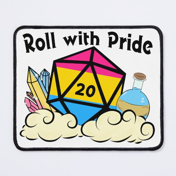 Item preview, Roll with Pride - Pansexual designed and sold by GeekySpooks.