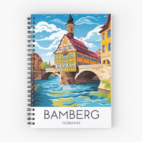 Item preview, A Pop Art Travel Print of Bamberg - Germany designed and sold by StudioRedKoala.