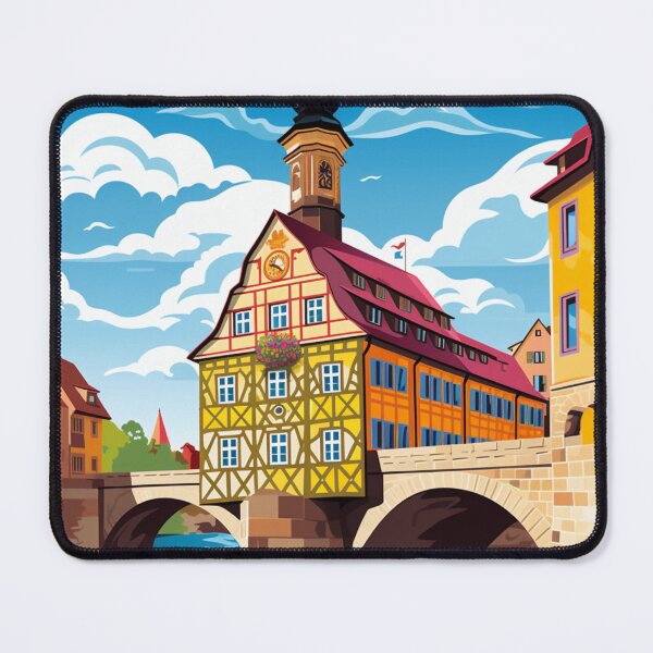 Item preview, A Pop Art Travel Print of Bamberg - Germany designed and sold by StudioRedKoala.