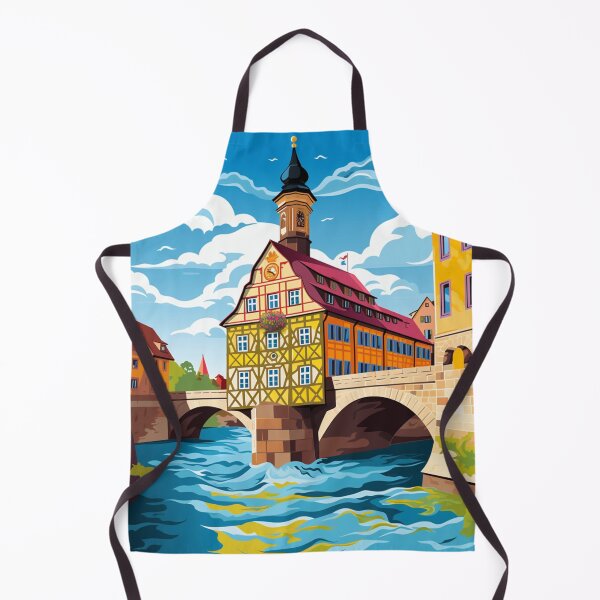 Item preview, A Pop Art Travel Print of Bamberg - Germany designed and sold by StudioRedKoala.