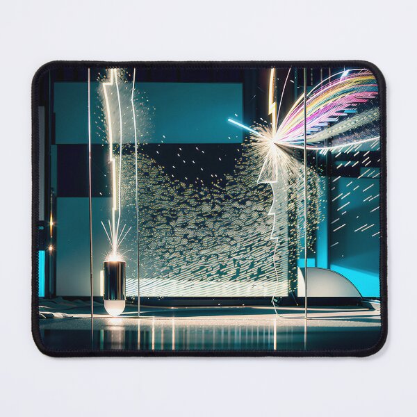 Item preview, A light is shining in a dark room designed and sold by AIArtGenerator.