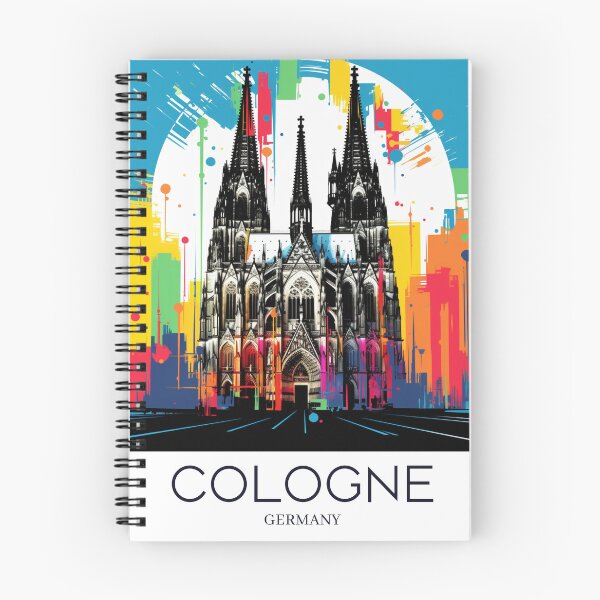 Item preview, A Pop Art Travel Print of Cologne - Germany designed and sold by StudioRedKoala.