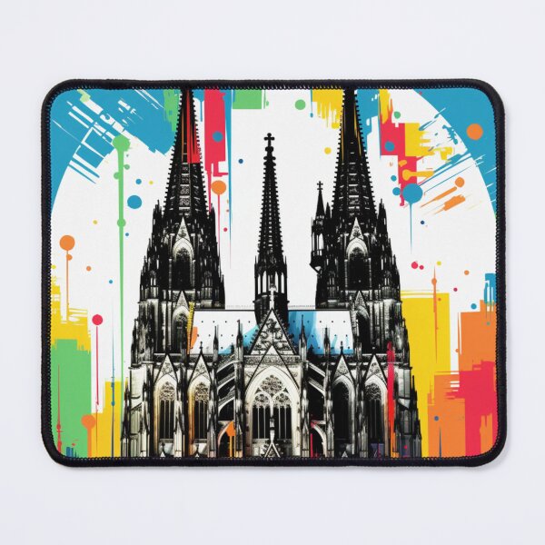 Item preview, A Pop Art Travel Print of Cologne - Germany designed and sold by StudioRedKoala.