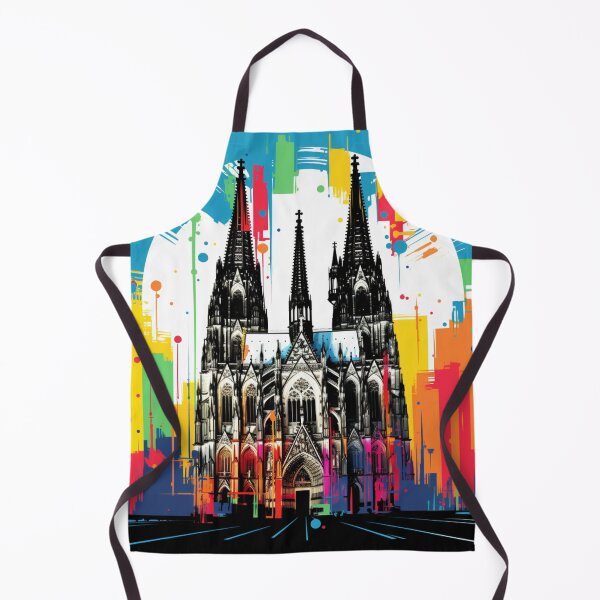 Item preview, A Pop Art Travel Print of Cologne - Germany designed and sold by StudioRedKoala.