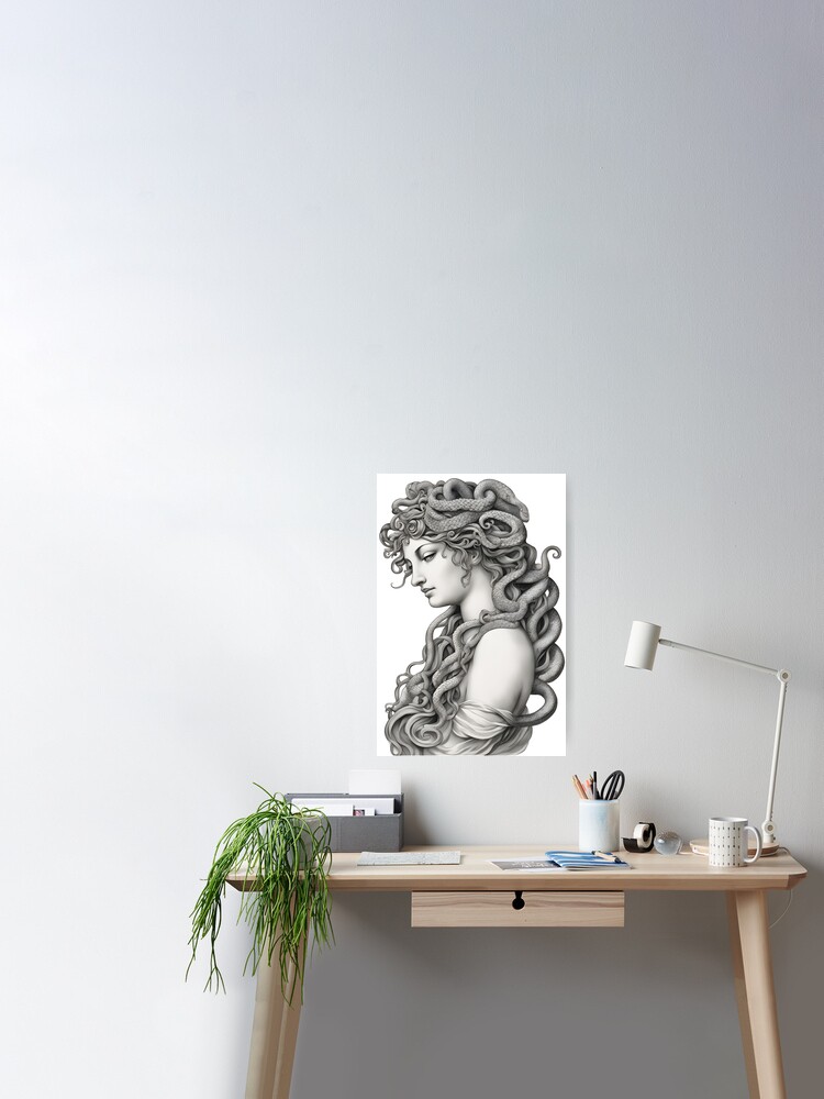 Medusa Snakes Precision Cut Decal