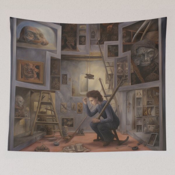 Item preview, An Artist's Studio is Never Done designed and sold by YoPedro.