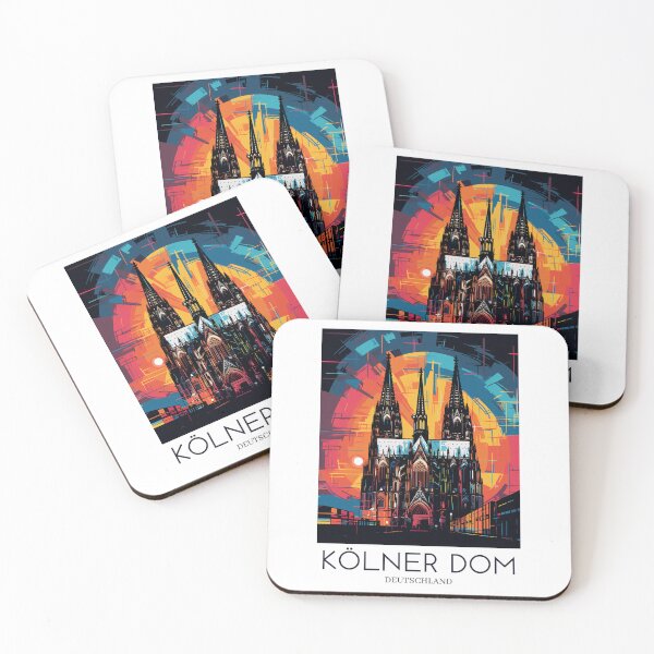 Item preview, A Pop Art Travel Print of Kölner Dom - Deutschland designed and sold by StudioRedKoala.