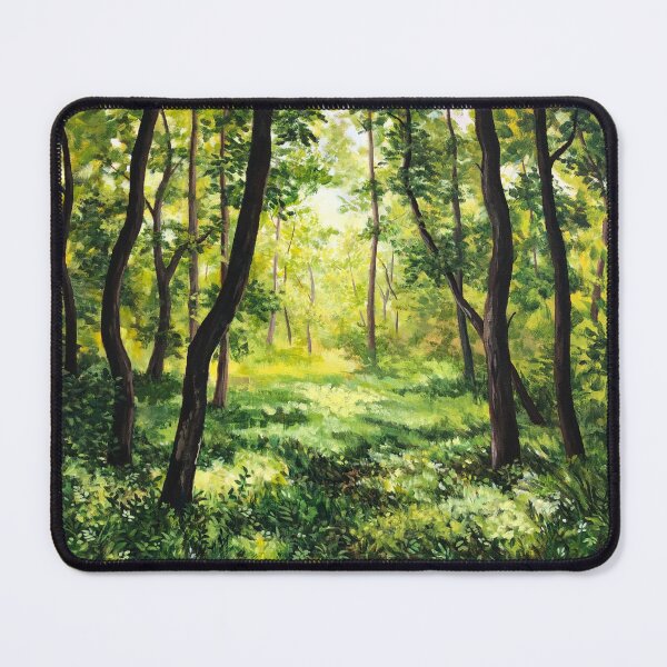 Item preview, Sunny forest painting designed and sold by Ronja-L-art.