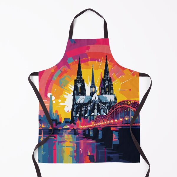 Item preview, A Pop Art Travel Print of Cologne - Germany designed and sold by StudioRedKoala.