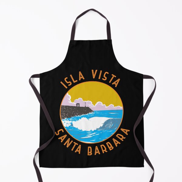 Item preview, Isla Vista California Retro Distressed Circle designed and sold by KrisSidDesigns.