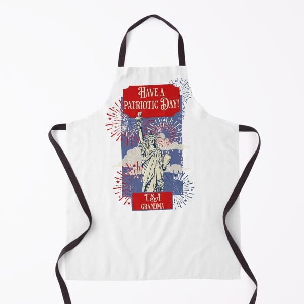 Item preview, Estados Unidos abuela Lady Liberty con fuegos artificiales designed and sold by TheUSAFantasy.