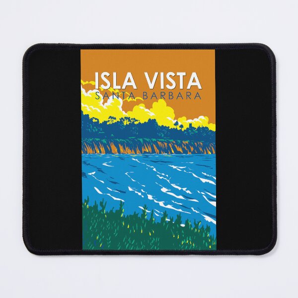 Item preview, Isla Vista California Travel Art Vintage designed and sold by KrisSidDesigns.