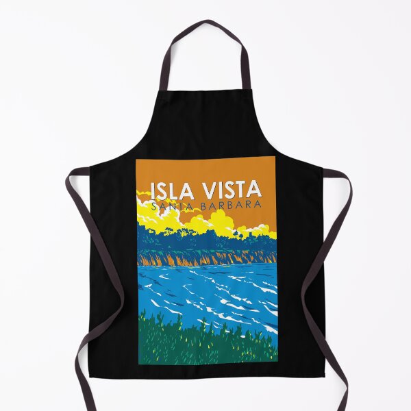 Item preview, Isla Vista California Travel Art Vintage designed and sold by KrisSidDesigns.