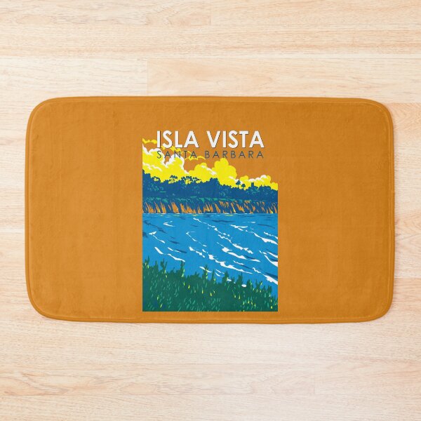 Item preview, Isla Vista California Travel Art Vintage designed and sold by KrisSidDesigns.