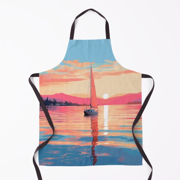 Item preview, A Pop Art Travel Print of Lake Constance (Bodensee) - Germany designed and sold by StudioRedKoala.
