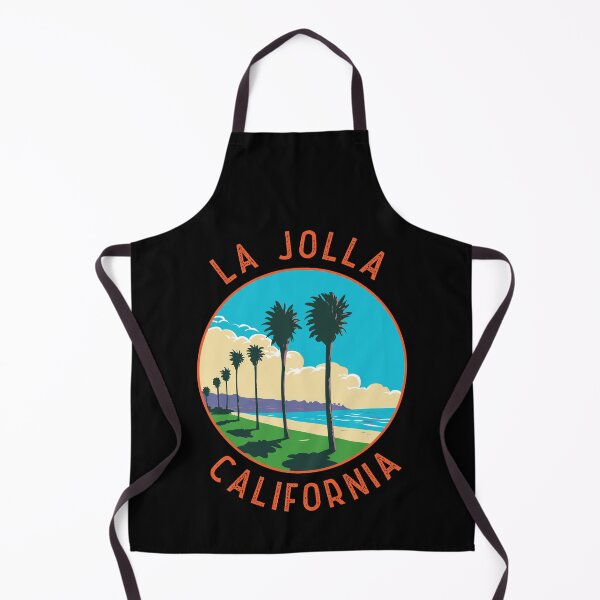Item preview, La Jolla California Retro Distressed Circle designed and sold by KrisSidDesigns.