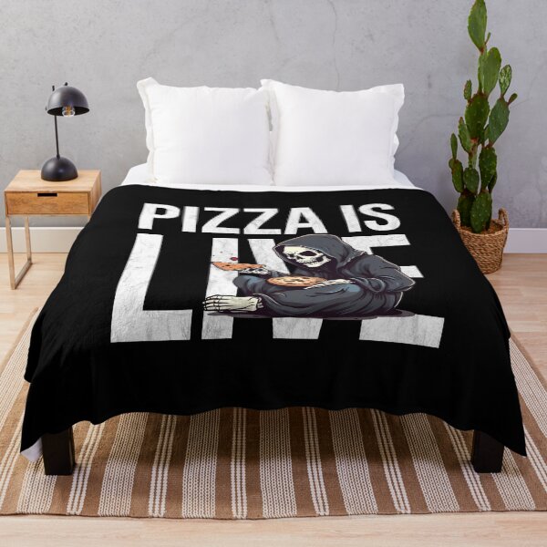 Artikelvorschau, Pizza ist Leben - Sensenmann Pizza entworfen und verkauft von titanosdesign.
