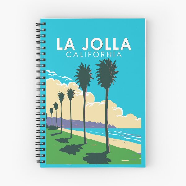 Item preview, La Jolla California Travel Art Vintage designed and sold by KrisSidDesigns.