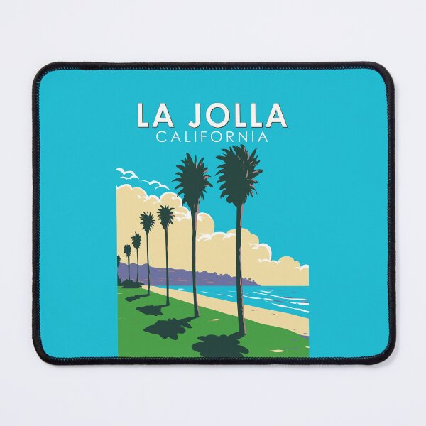 Item preview, La Jolla California Travel Art Vintage designed and sold by KrisSidDesigns.